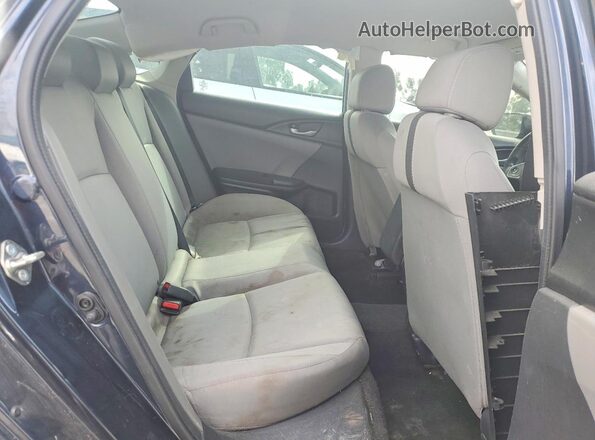 19XFC2F59HE060815 2017 HONDA CIVIC Blue Rear seats view