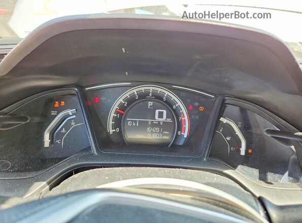19XFC2F59HE066047 2017 HONDA CIVIC Silver Instrument cluster view