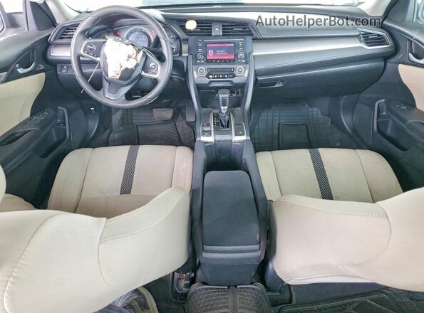 19XFC2F59HE209871 2017 HONDA CIVIC White Widok deski rozdzielczej