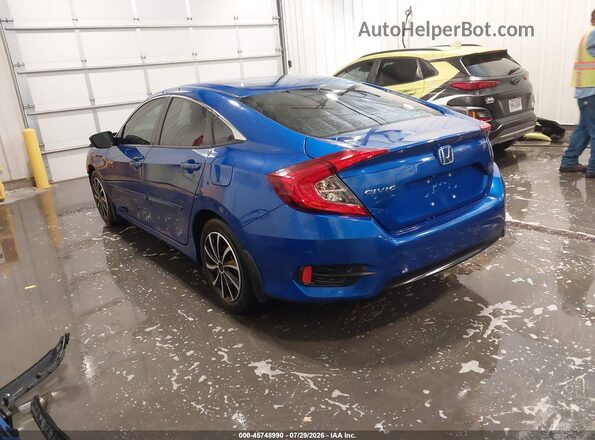 19XFC2F59JE003665 2018 HONDA CIVIC Blue Հետևի ձախ