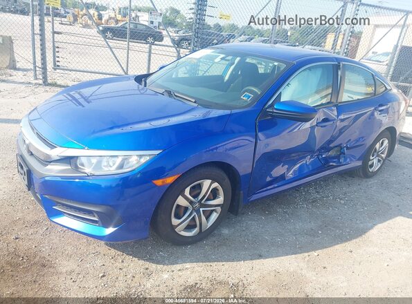 19XFC2F59JE025620 2018 HONDA CIVIC Blue Przód lewy