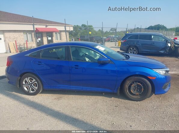 19XFC2F59JE025620 2018 HONDA CIVIC Blue Widok wnętrza z tyłu