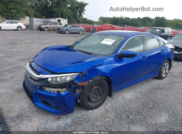 19XFC2F59JE031434 2018 HONDA CIVIC Синий Передняя левая четверть