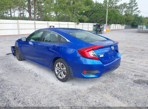 19XFC2F59JE031434 2018 HONDA CIVIC Синий Задняя левая четверть