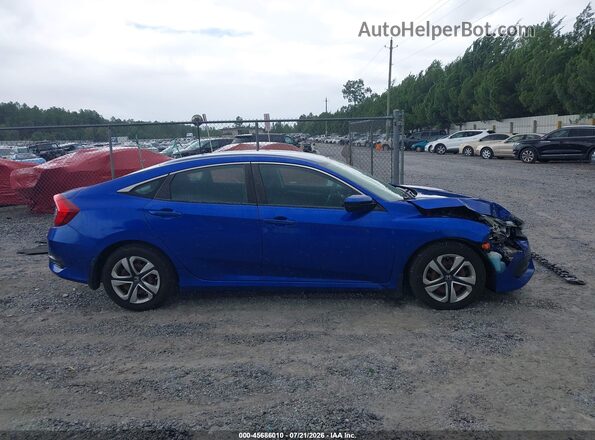 19XFC2F59JE031434 2018 HONDA CIVIC Синий Вид задней части салона