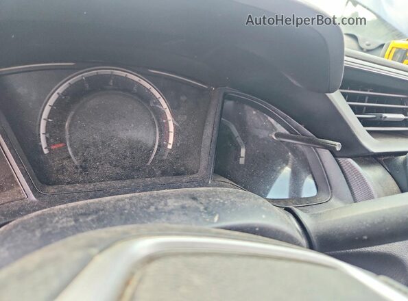19XFC2F59JE039730 2018 HONDA CIVIC Blue Вид щитка приладів