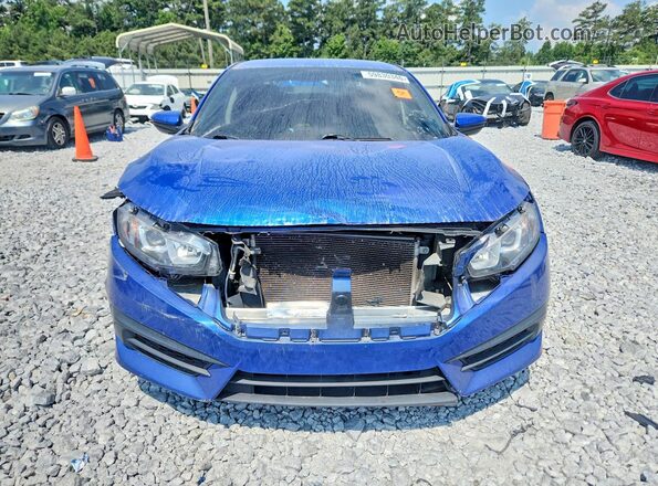 19XFC2F59JE039730 2018 HONDA CIVIC Blue Вид спереду