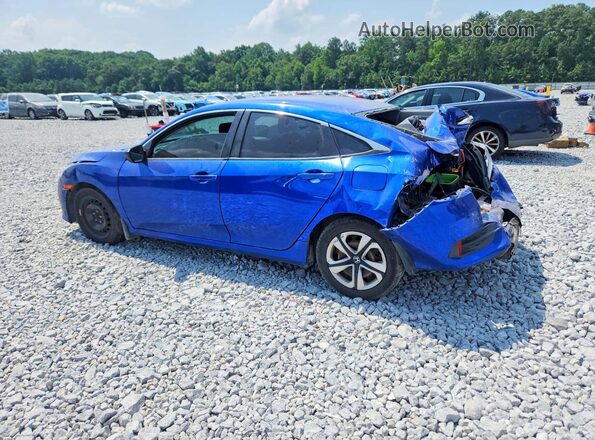 19XFC2F59JE039730 2018 HONDA CIVIC Blue Задня ліва чверть