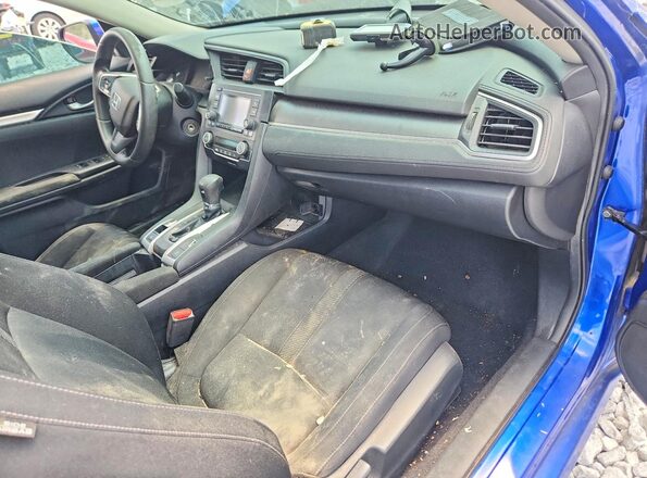 19XFC2F59JE039730 2018 HONDA CIVIC Blue Вид панелі приладів