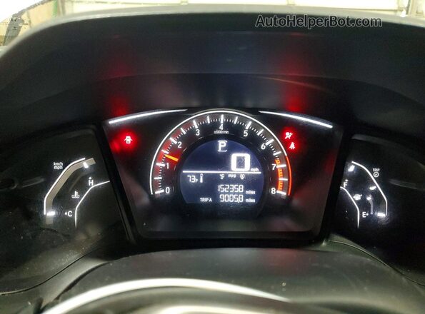 19XFC2F5XGE009483 2016 HONDA CIVIC Silver Սարքավորումների վահանակի տեսք