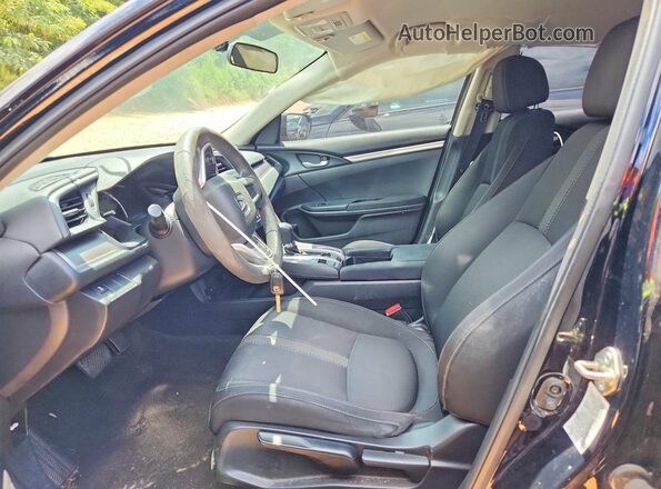19XFC2F5XGE033329 2016 HONDA CIVIC Black Вид салону спереду
