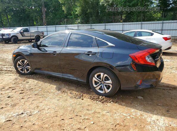 19XFC2F5XGE033329 2016 HONDA CIVIC Black Задня ліва чверть