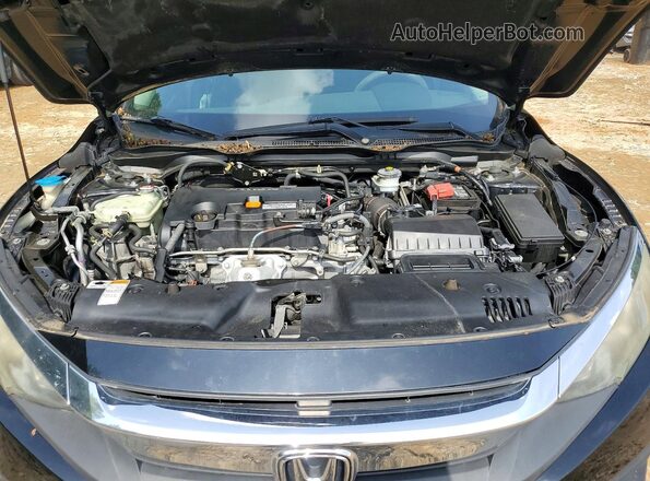 19XFC2F5XGE033329 2016 HONDA CIVIC Black Вид задньої частини салону