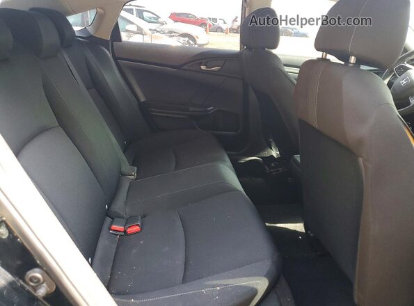 19XFC2F5XGE033329 2016 HONDA CIVIC Black Вид задніх сидінь