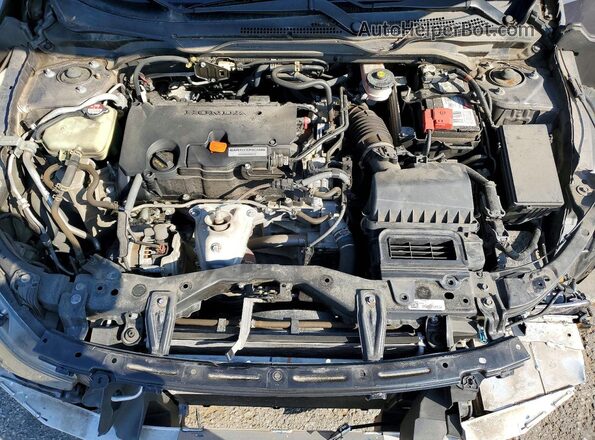19XFC2F5XGE048722 2016 HONDA CIVIC Gray Вид задньої частини салону
