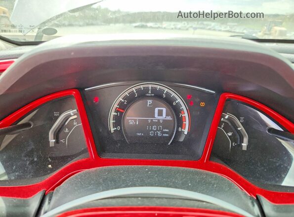 19XFC2F5XGE056724 2016 HONDA CIVIC Серый Вид щитка приборов