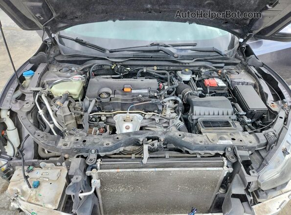 19XFC2F5XGE056724 2016 HONDA CIVIC Серый Вид задней части салона