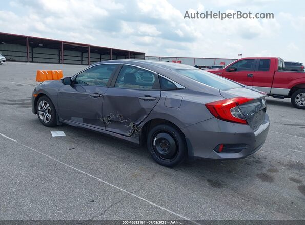 19XFC2F5XGE063575 2016 HONDA CIVIC Gray Задня ліва чверть
