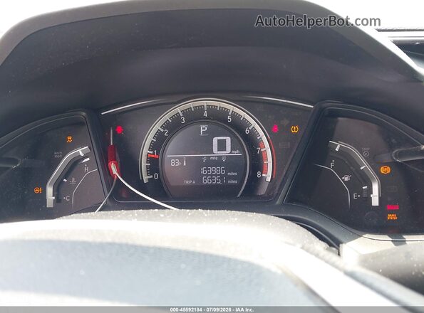 19XFC2F5XGE063575 2016 HONDA CIVIC Gray Вид задніх сидінь