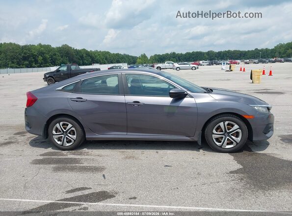 19XFC2F5XGE063575 2016 HONDA CIVIC Gray Вид задньої частини салону