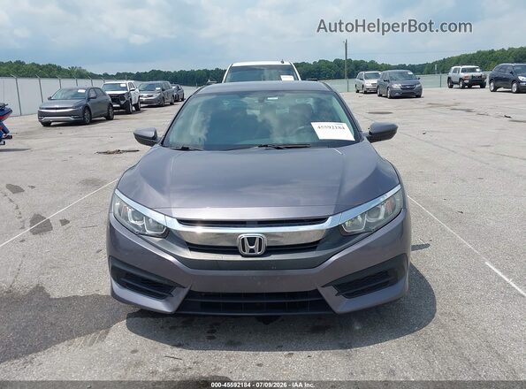 19XFC2F5XGE063575 2016 HONDA CIVIC Gray Вид щитка приладів