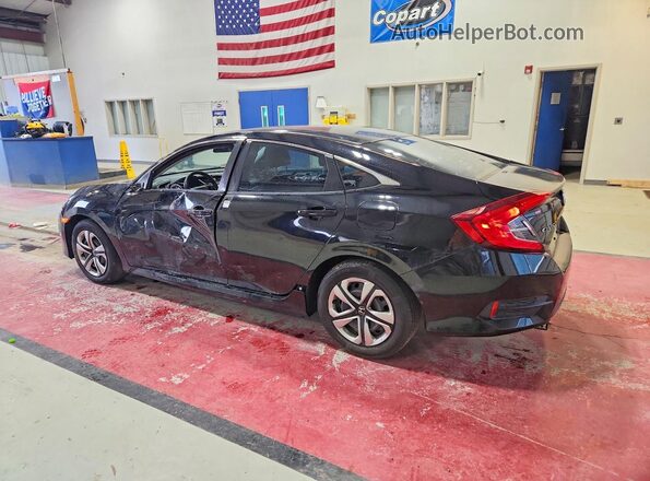19XFC2F5XGE080988 2016 HONDA CIVIC Black Հետևի ձախ
