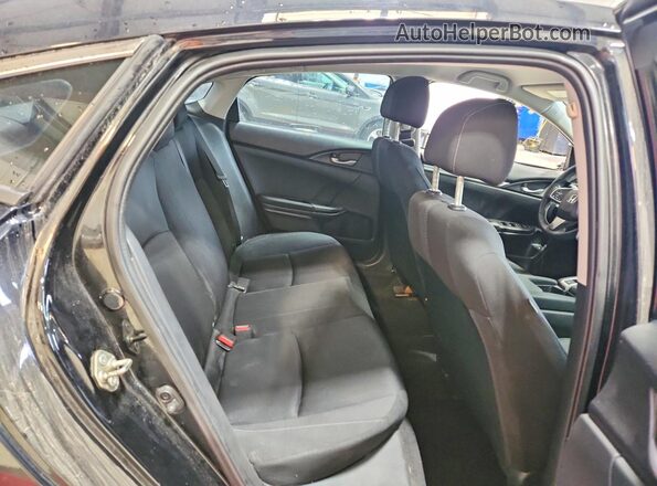 19XFC2F5XGE080988 2016 HONDA CIVIC Black Հետևի նստատեղերի տեսք