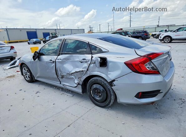 19XFC2F5XGE099587 2016 HONDA CIVIC Silver Trasero izquierdo