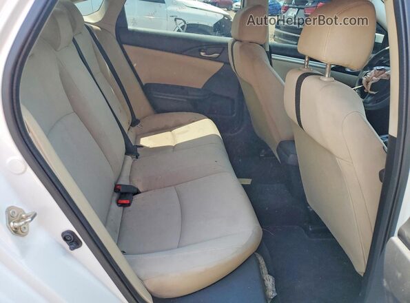 19XFC2F5XGE204502 2016 HONDA CIVIC White Հետևի նստատեղերի տեսք