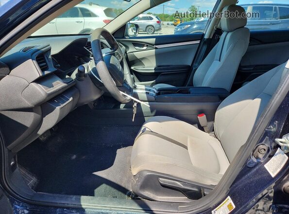 19XFC2F5XGE222434 2016 HONDA CIVIC Blue Front interior view