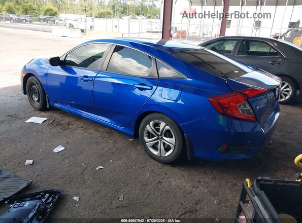 19XFC2F5XHE007492 2017 HONDA CIVIC Blue Rear left