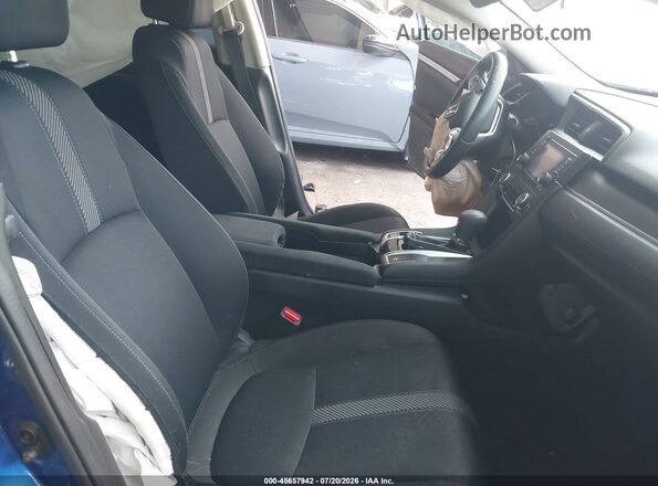 19XFC2F5XHE007492 2017 HONDA CIVIC Blue Front interior view