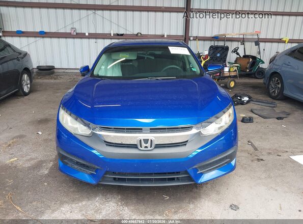 19XFC2F5XHE007492 2017 HONDA CIVIC Blue Instrument cluster view