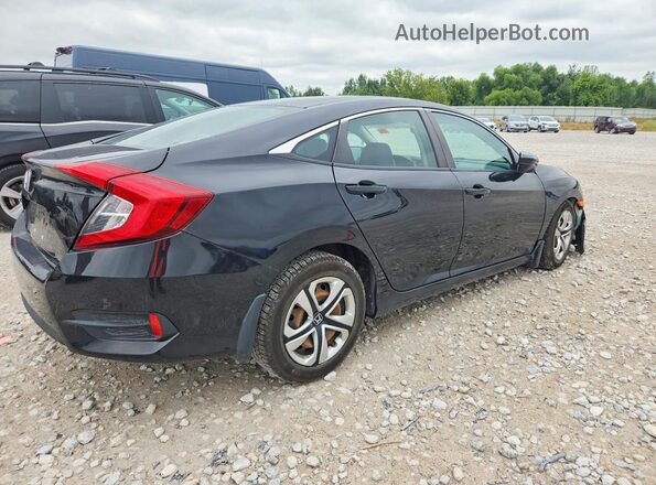 19XFC2F5XHE061195 2017 HONDA CIVIC Black Trasero derecho
