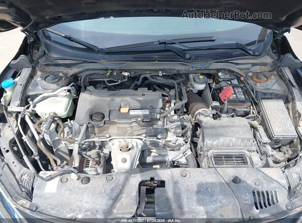 19XFC2F5XHE063707 2017 HONDA CIVIC Black უკანა ხედი