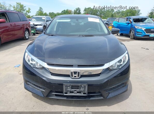 19XFC2F5XHE063707 2017 HONDA CIVIC Black უკანა სალონის ხედი