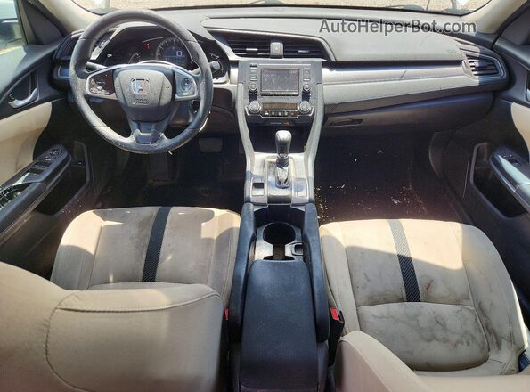 19XFC2F5XHE080474 2017 HONDA CIVIC White Widok deski rozdzielczej