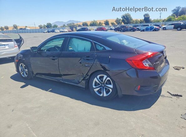 19XFC2F5XHE200080 2017 HONDA CIVIC Black Задня ліва чверть