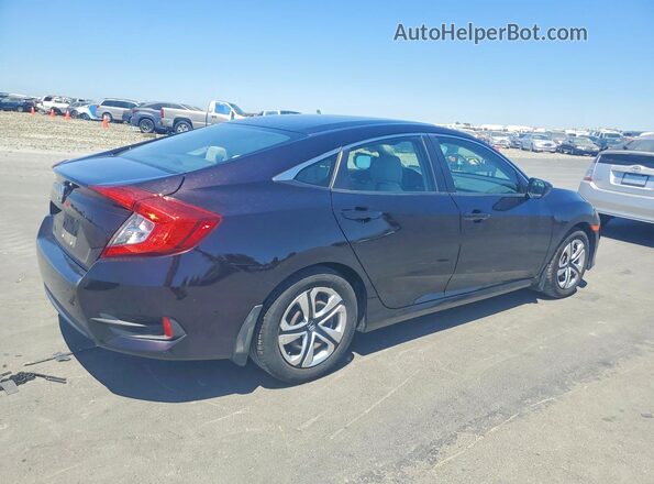 19XFC2F5XHE200080 2017 HONDA CIVIC Black Задня права чверть