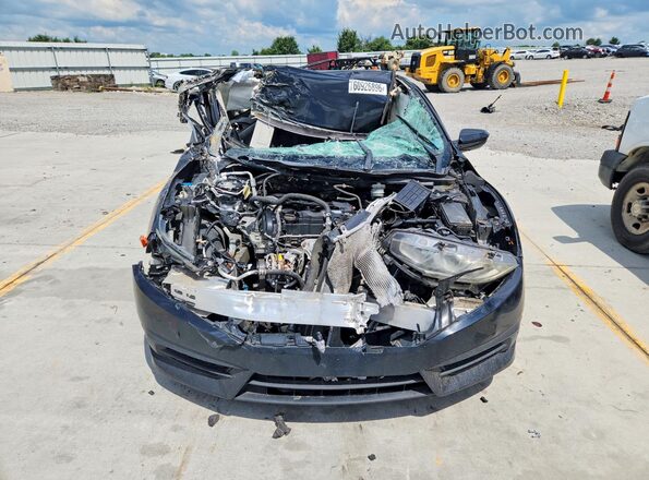 19XFC2F5XJE007093 2018 HONDA CIVIC Black Front view