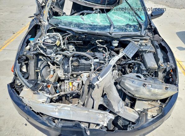 19XFC2F5XJE007093 2018 HONDA CIVIC Black Rear interior view