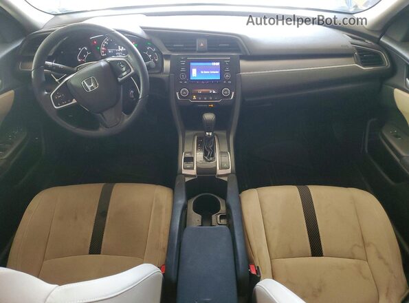19XFC2F5XJE017459 2018 HONDA CIVIC White Vista del salpicadero