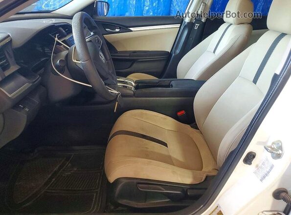 19XFC2F5XJE017459 2018 HONDA CIVIC White Vista interior delantera