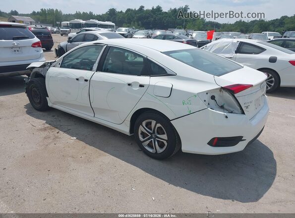 19XFC2F5XJE027697 2018 HONDA CIVIC White Задня ліва чверть