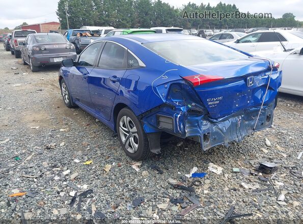 19XFC2F5XJE206029 2018 HONDA CIVIC Синий Задняя левая четверть