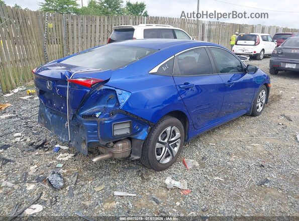 19XFC2F5XJE206029 2018 HONDA CIVIC Синий Задняя правая четверть