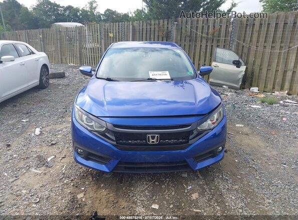 19XFC2F5XJE206029 2018 HONDA CIVIC Синий Вид щитка приборов