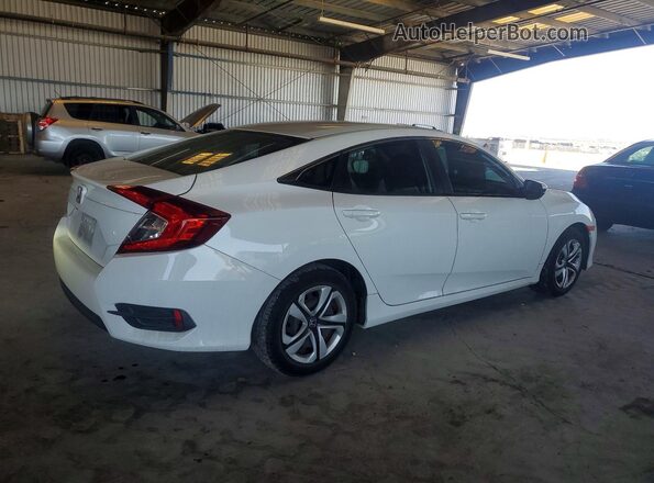 19XFC2F5XJE209478 2018 HONDA CIVIC Белый Задняя правая четверть
