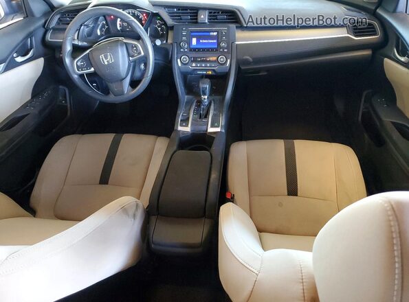 19XFC2F5XJE209478 2018 HONDA CIVIC Белый Вид панели приборов
