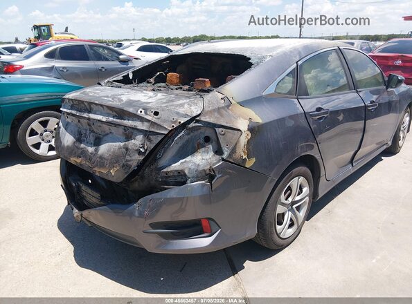 19XFC2F60HE045953 2017 HONDA CIVIC Gray Trasero derecho